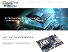 Tablet Screenshot of dualbyte.com.br